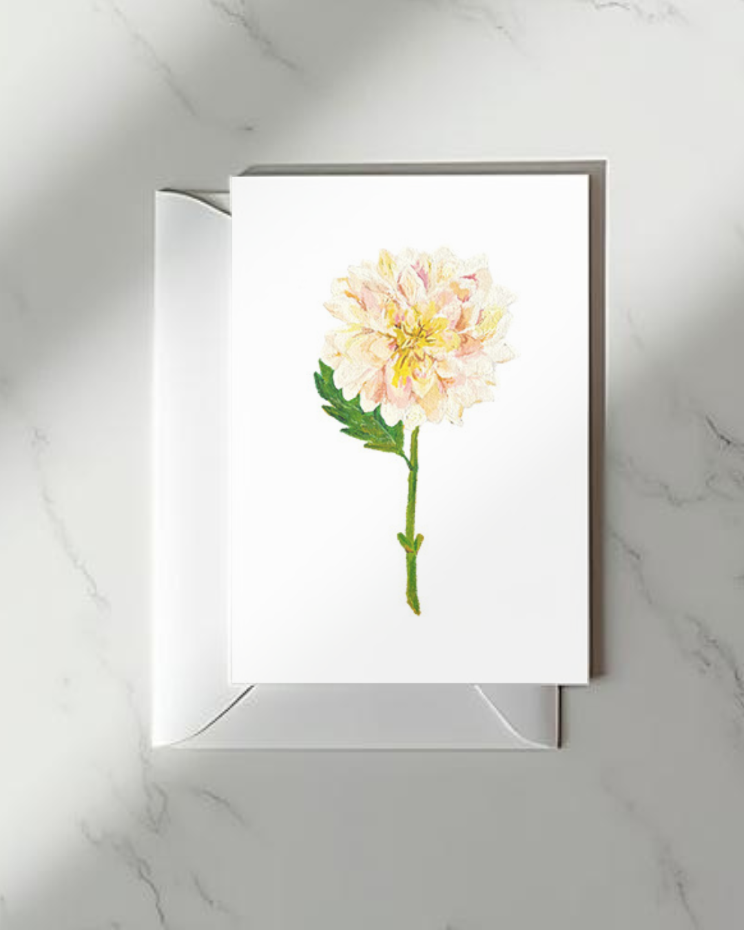 Dahlia Greeting Card