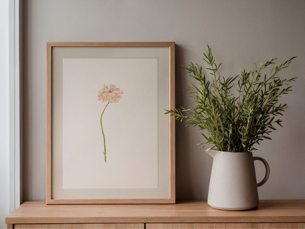 Butterfly Ranunculus Print