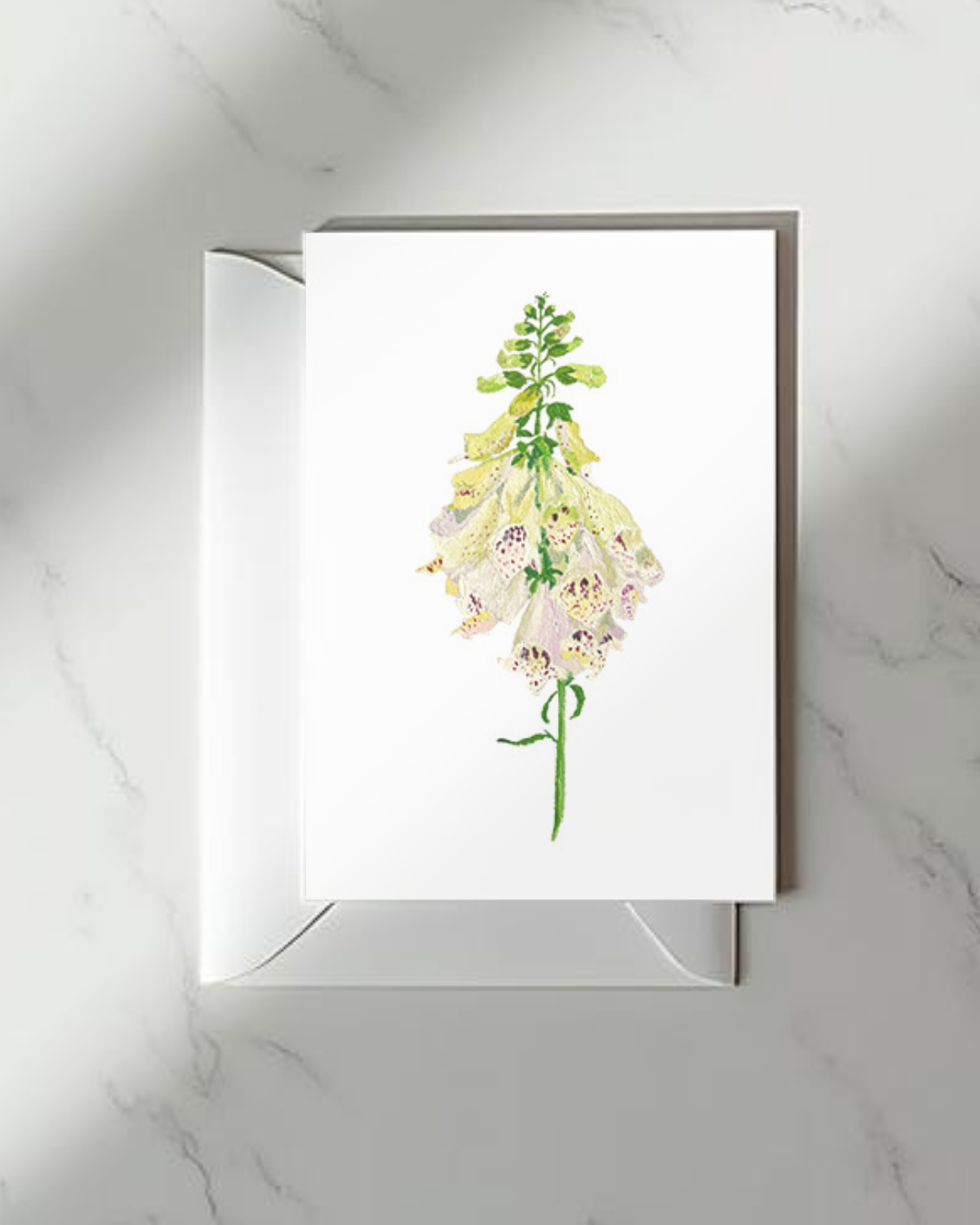 Foxglove Greeting Card