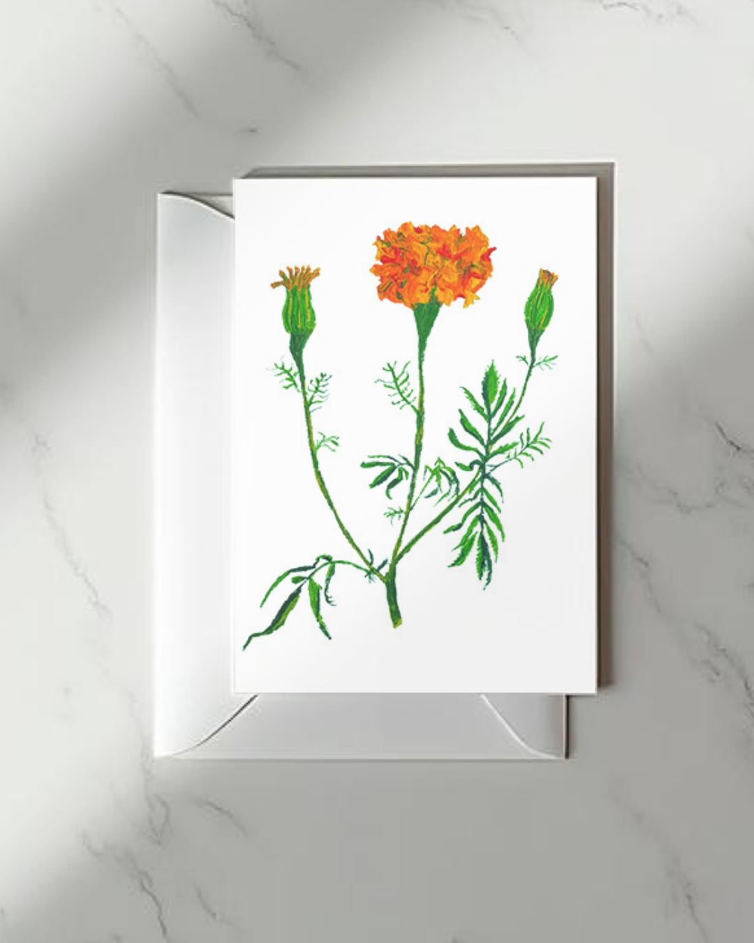 Marigold Greeting Card