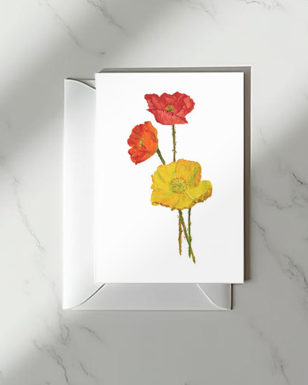 Poppies Greeting Card