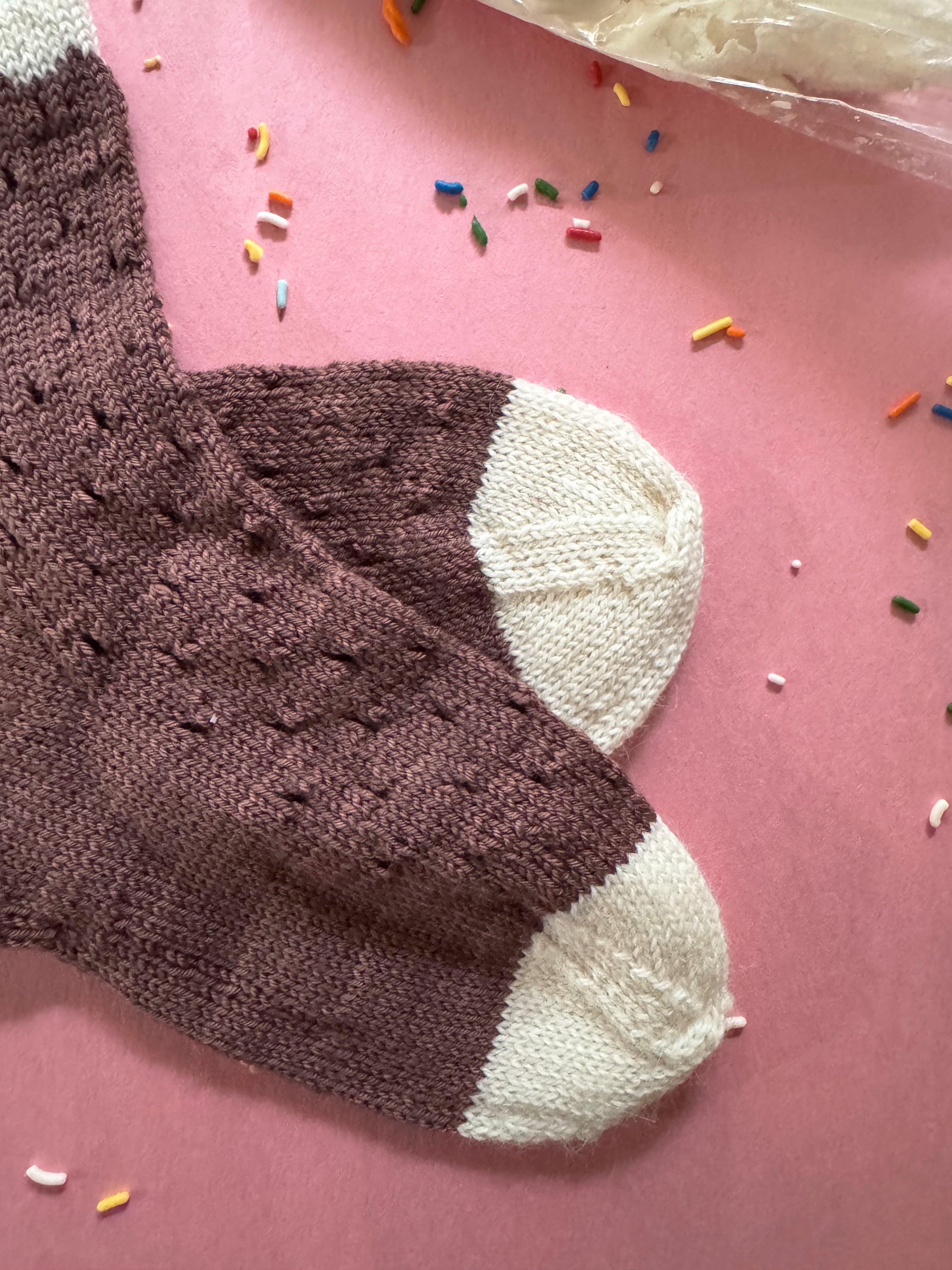 Icing on Top Socks Knitting Pattern